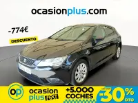 Usado Seat Leon Style 110 CV (80 kW) 2016 Negro