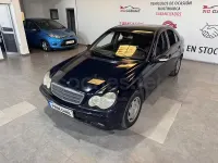 Usado Mercedes C200 Elegance 116 CV (85 kW) 2001 Azul Berlina
