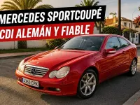 Usado Mercedes C200 122 CV (89 kW) 2003 Rojo Berlina