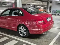 Usado Mercedes C220 Avantgarde 170 CV (125 kW) 2011 Rojo Berlina
