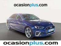 Usado Audi A4 S-Line 204 CV (150 kW) 2021 Azul Berlina