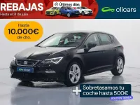Usado Seat Leon FR 150 CV (110 kW) 2019 Negro Utilitario