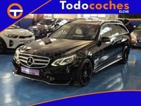 Usado Mercedes E250 Avantgarde 204 CV (150 kW) 2014 Negro Familiar