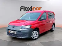 Usado VW Caddy 102 CV (75 kW) 2021 Rojo Monovolumen