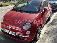 Usado Fiat 500C Lounge 100 CV (73 kW) 2010 Rojo Descapotable