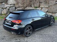 Usado Mercedes A200 AMG line 150 CV (110 kW) 2020 Negro Berlina