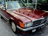 Usado Mercedes SL500 1986 Burdeos Descapotable