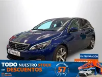 Usado Peugeot 308 Allure 110 CV (80 kW) 2019 Azul Berlina
