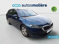 Usado Skoda Octavia Ambition 116 CV (85 kW) 2022 Azul Utilitario