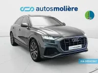 Usado Audi Q8 S-Line 286 CV (210 kW) 2022 Gris / plata SUV