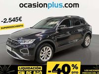 Usado VW T-Roc Life 150 CV (110 kW) 2023 Negro SUV