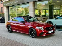 Käytetty Mercedes C220 194 HP (142 kW) 2023 Punainen Coupe - kaksiovinen