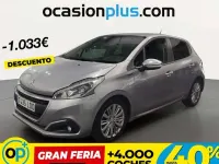 Usado Peugeot 208 Signature Sky 99 CV (72 kW) 2019 Gris Utilitario