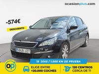 Usado Peugeot 308 Style 110 CV (80 kW) 2017 Negro