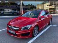 Usado Mercedes C220 AMG line 136 CV (100 kW) 2016 Rojo Familiar