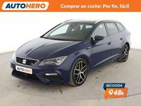 Usado Seat Leon FR 190 CV (139 kW) 2019 Azul Familiar