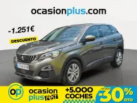 Usado Peugeot 3008 Active 130 CV (95 kW) 2017 Gris SUV