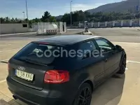 Usado Audi A3 105 CV (77 kW) 2009 Negro Utilitario