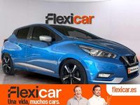 Usado Nissan Micra S 90 CV (66 kW) 2017 Azul Utilitario