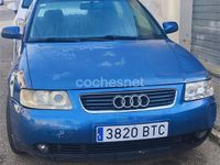 Usado Audi A3 Ambition 130 CV (95 kW) 2002 Azul Berlina