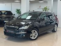 Usado Peugeot 308 SW Access 130 CV (95 kW) 2015 Negro Familiar