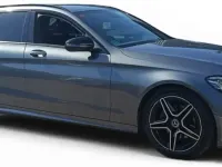 Usado Mercedes C220 AMG line 194 CV (142 kW) 2021 Gris Familiar