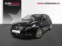 Usado Peugeot 308 Allure 110 CV (80 kW) 2021 Negro Berlina