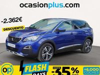 Usado Peugeot 3008 Allure 131 CV (96 kW) 2018 Azul SUV