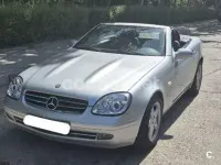Usado Mercedes SLK200 136 CV (100 kW) 2001 Gris / plata Descapotable