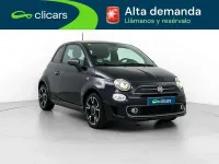 Usado Fiat 500 S 69 CV (50 kW) 2018 Negro Utilitario