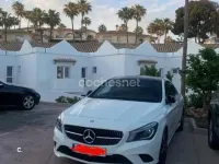 Usado Mercedes CLA220 AMG line 170 CV (125 kW) 2013 Blanco Coupe