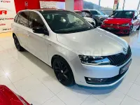 Usado Skoda Rapid Ambition 110 CV (80 kW) 2018 Gris / plata Utilitario