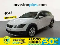 Usado Seat Leon 4Drive 184 CV (135 kW) 2016 Blanco Familiar