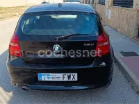 Usado BMW 118 143 CV (105 kW) 2007 Negro Utilitario