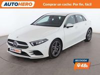 Usado Mercedes A180 AMG line 137 CV (100 kW) 2019 Blanco Berlina