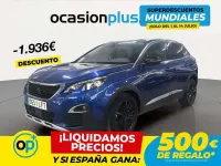 Usado Peugeot 3008 GT-line 131 CV (96 kW) 2020 Azul SUV
