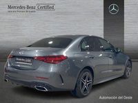 Usado Mercedes C300e AMG line 313 CV (230 kW) 2024 Gris selenita Berlina