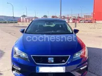 Usado Seat Leon FR 130 CV (95 kW) 2018 Azul Berlina