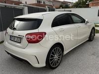 Usado Mercedes A200 AMG line 136 CV (100 kW) 2015 Blanco Berlina