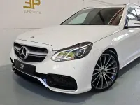 Usado Mercedes E200 Avantgarde 136 CV (100 kW) 2014 Blanco Familiar
