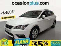 Usado Seat Leon ST Style 131 CV (96 kW) 2019 Blanco Familiar