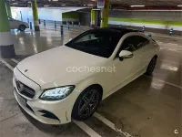 Używany Mercedes C220 170 KM (125 kW) 2019 Biały Coupe
