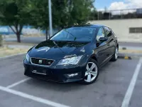 Usado Seat Leon FR 179 CV (131 kW) 2014 Negro Familiar
