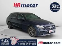 Usado Mercedes C200 186 CV (136 kW) 2019 Azul Familiar