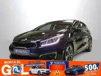 Usado Kia Ceed 120 CV (88 kW) 2016 Negro Utilitario