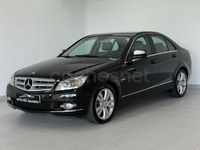 Usado Mercedes C220 Avantgarde 170 CV (125 kW) 2007 Negro Berlina