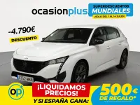Usado Peugeot 308 Active 130 CV (95 kW) 2022 Blanco Berlina