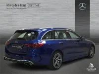 Usado Mercedes C300e AMG line 313 CV (230 kW) 2023 Azul Familiar