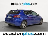 Usado Peugeot 308 Allure 120 CV (88 kW) 2018 Azul Utilitario