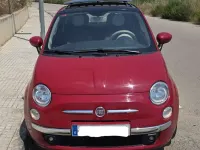 Usado Fiat 500 71 CV (52 kW) 2009 Rojo Descapotable